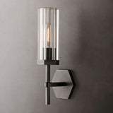 Lanchester Hexagonal Short Wall Sconce