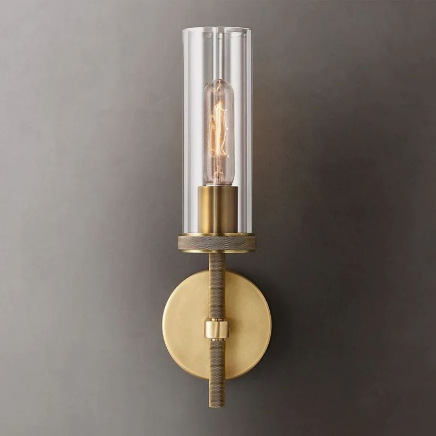 Lanchester Round Short Wall Sconce