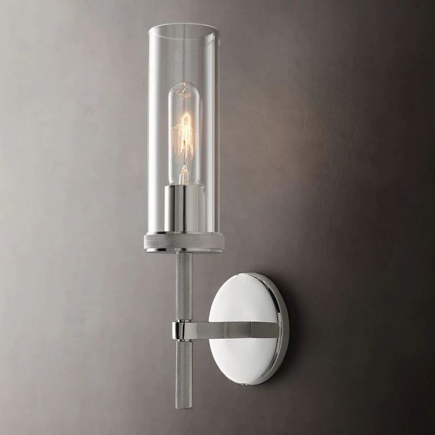 Lanchester Round Short Wall Sconce