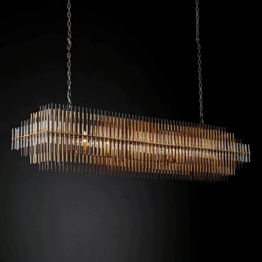 Wiliam Rectangular Chandelier 54"