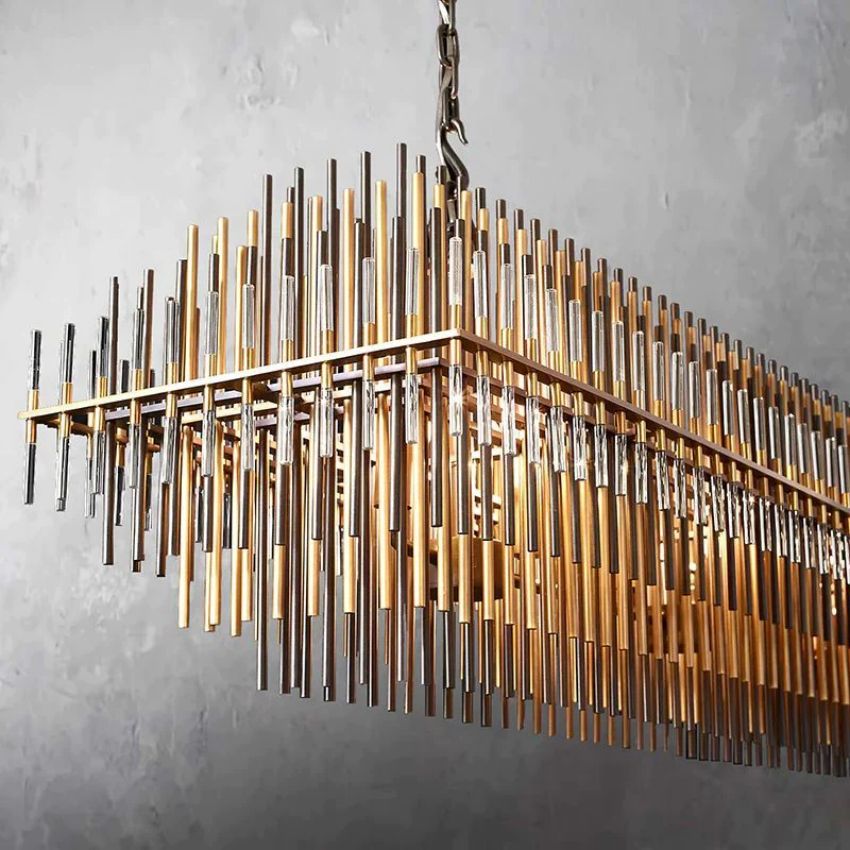 Wiliam Rectangular Chandelier 54"