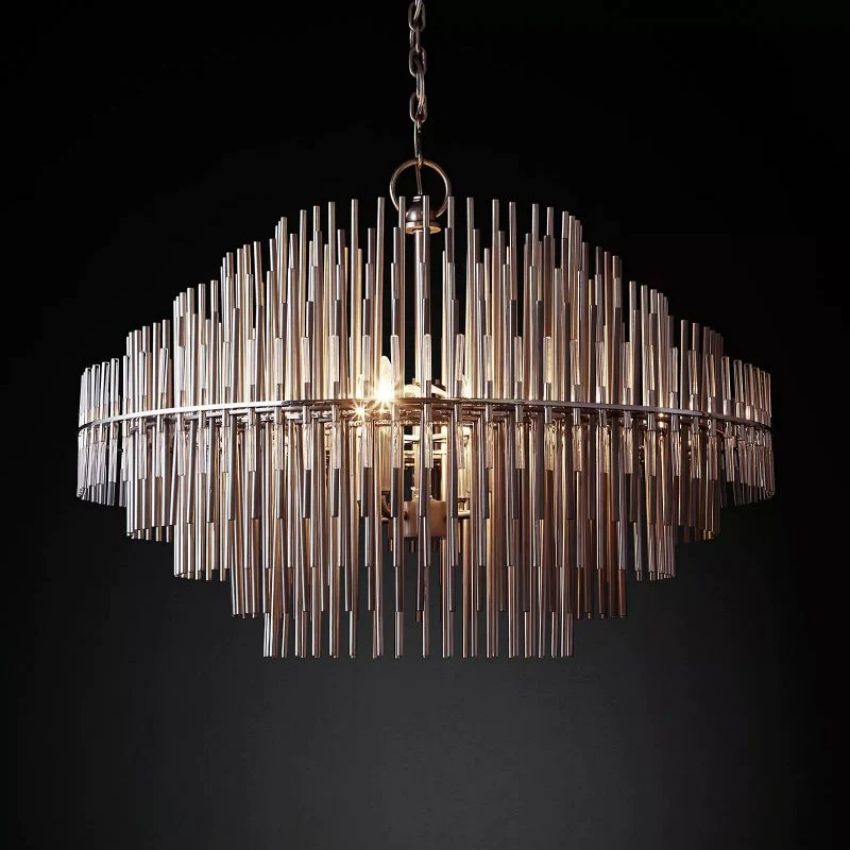 Wiliam Sculpture Round Chandelier 32"