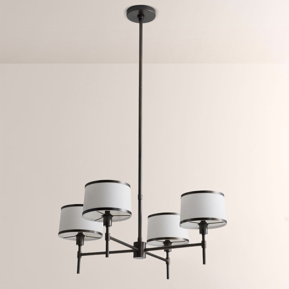 Lizs 4-Light Round Chandelier
