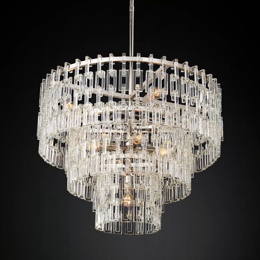 Margerie 3-Tier Round Chandelier 22"