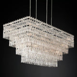 Margerie 4-Tier Rectangular Chandelier 72"