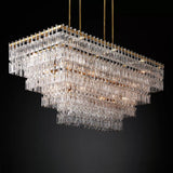 Margerie 4-Tier Rectangular Chandelier 72"