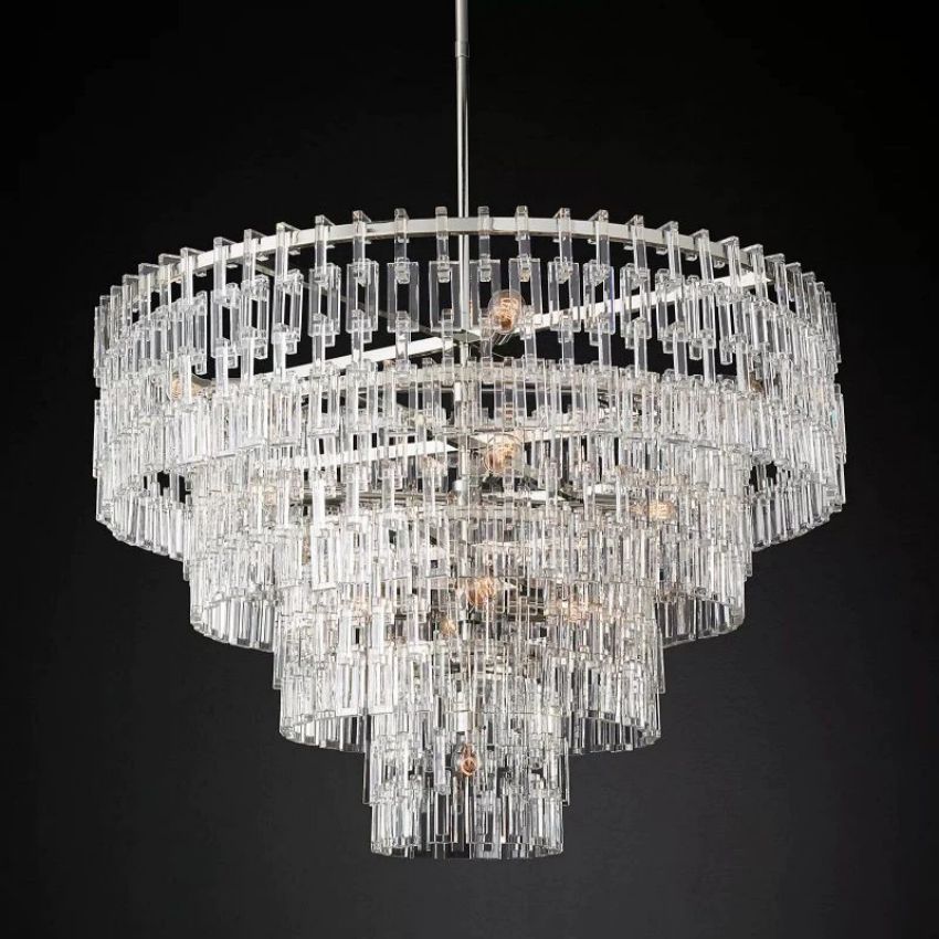 Margerie 4-Tier Round Chandelier 48"