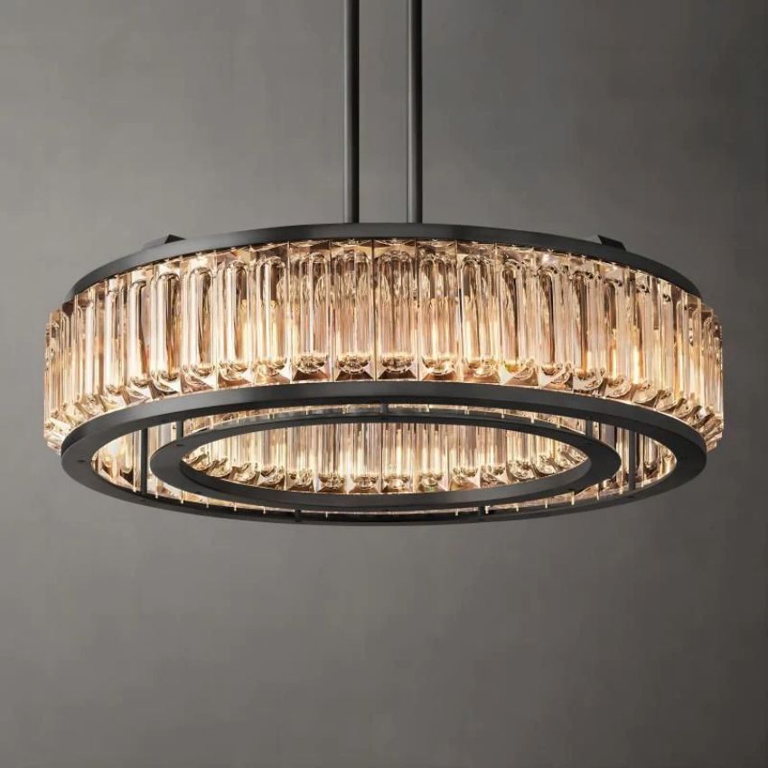 Marx Round Chandelier 37"