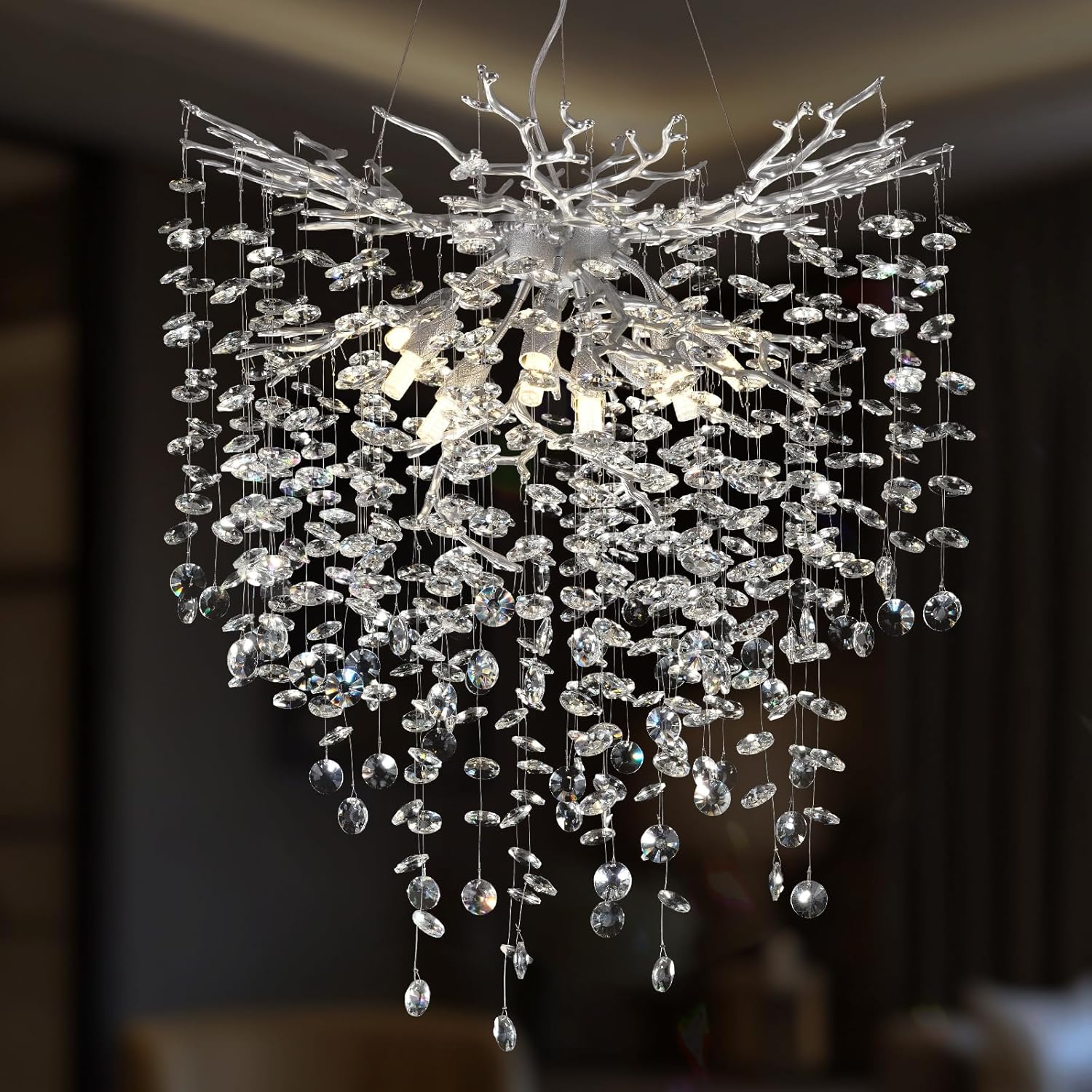 Modern Crystal Chandelier For Dining Room