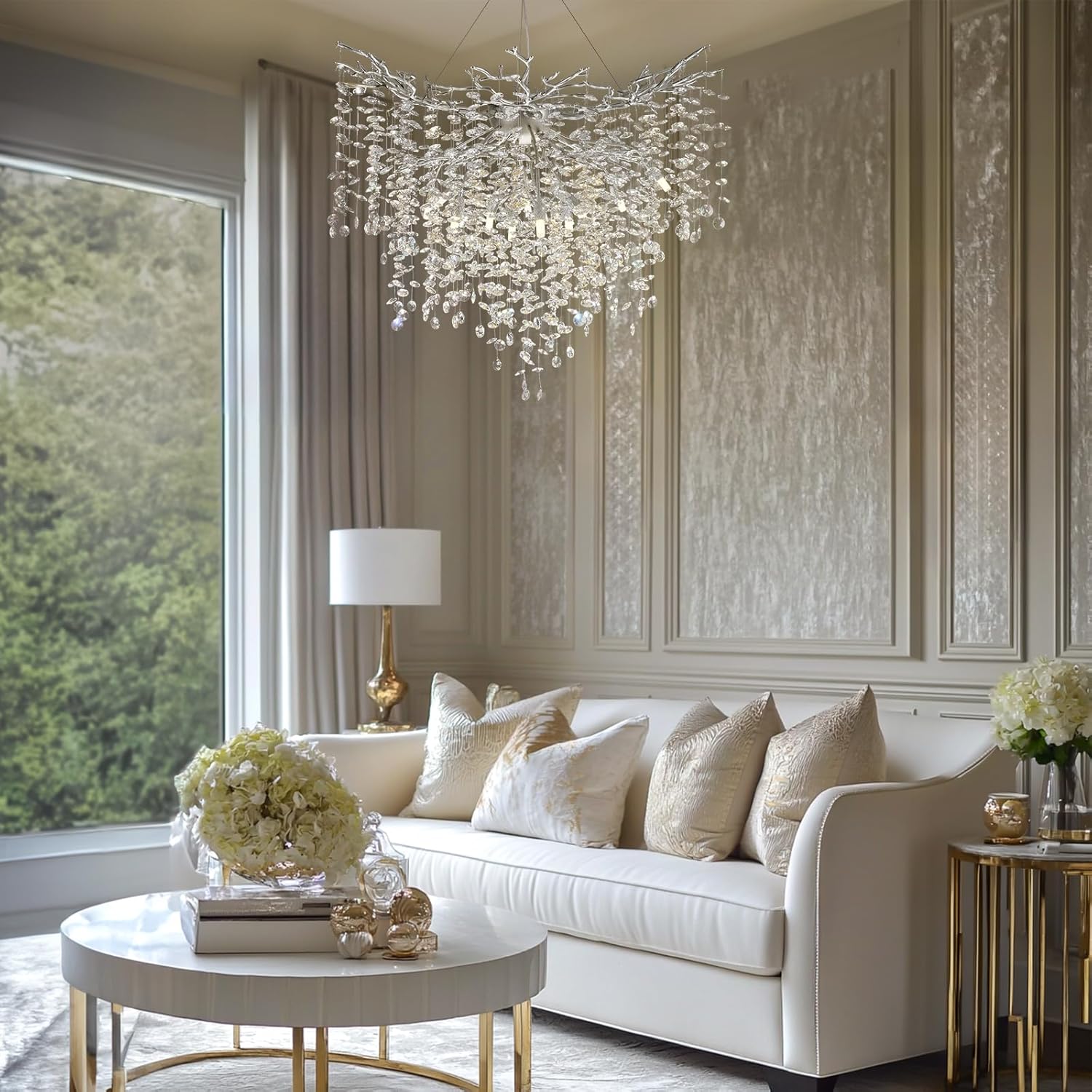 Modern Crystal Chandelier For Dining Room