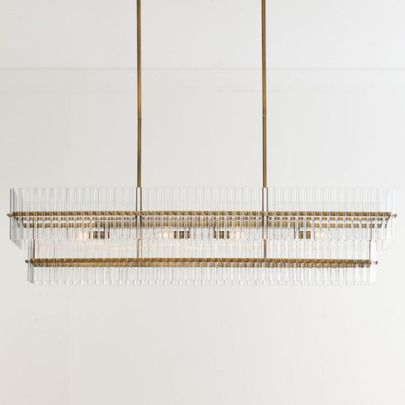 Mona Crystal Linear Chandelier