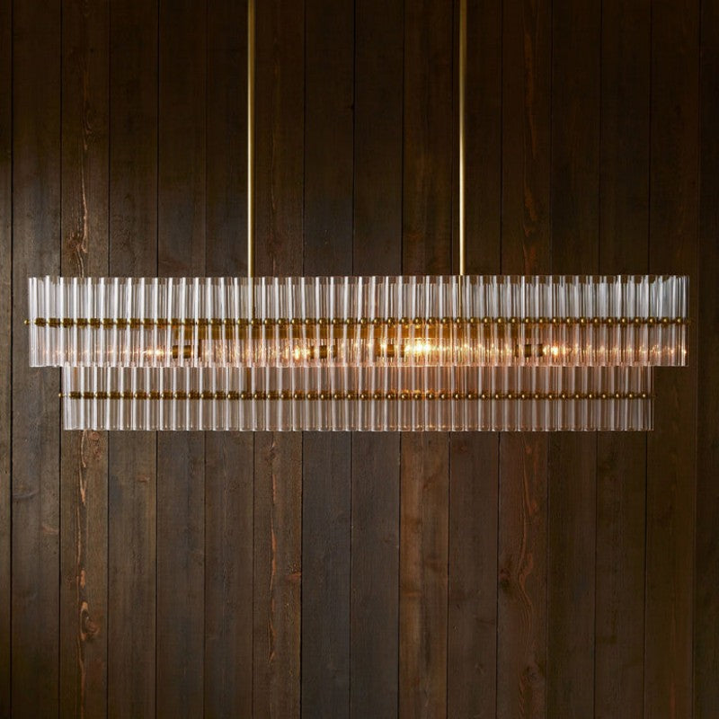 Mona Crystal Linear Chandelier