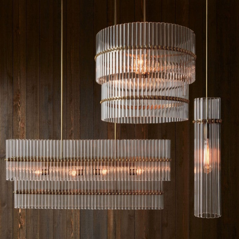 Mona Crystal Linear Chandelier