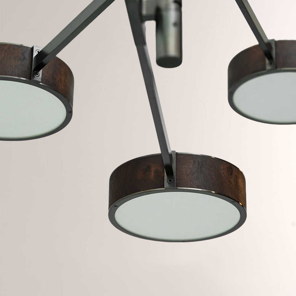 Monterra Walnut Grain Multi-Arm Chandelier