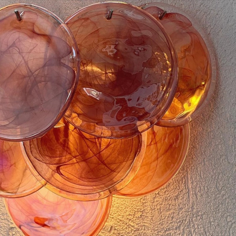 Mura Glass Wall Lamp - Pink