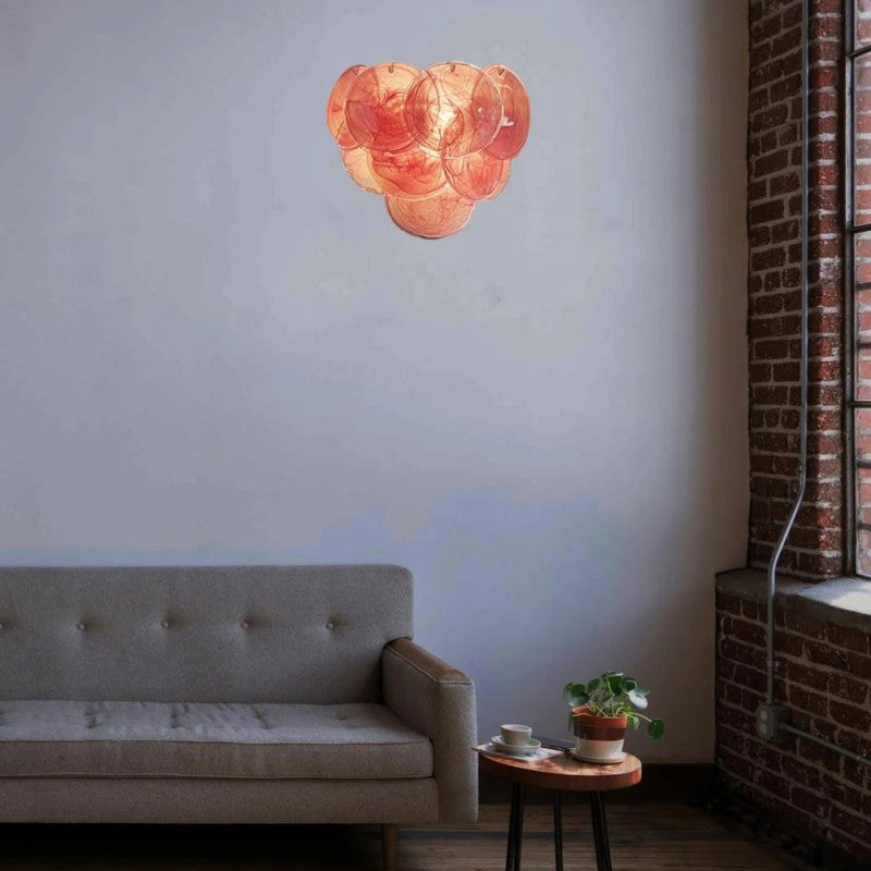 Mura Glass Wall Lamp - Pink