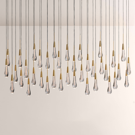 New Raindrop Linear Chandelier 70W", Soltaire Linear Chandelier