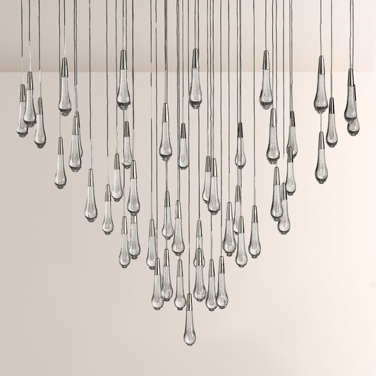 New Raindrop Round Chandelier 58", Soltaire Round Chandelier1