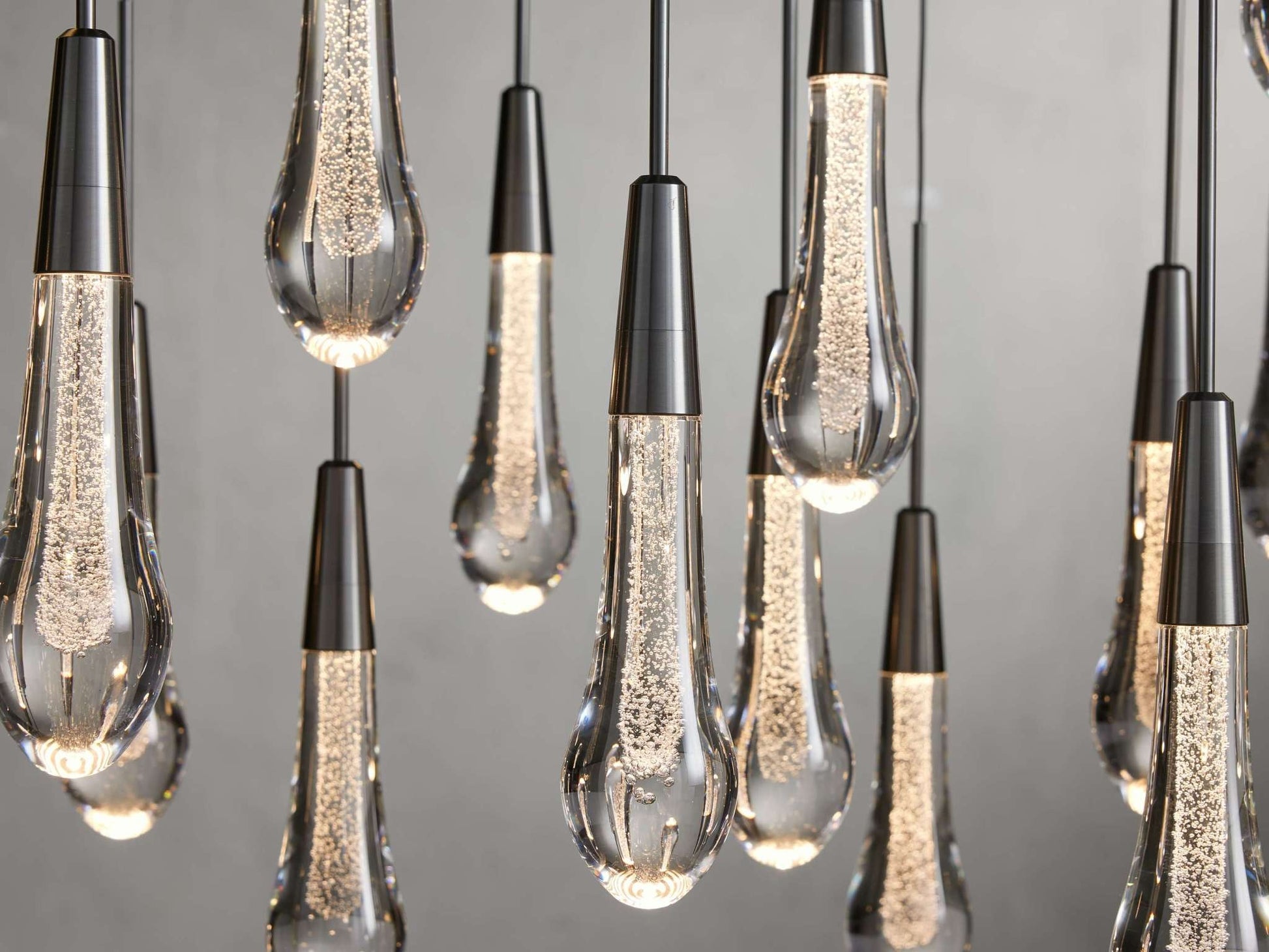 New Raindrop Round Chandelier 58", Soltaire Round Chandelier