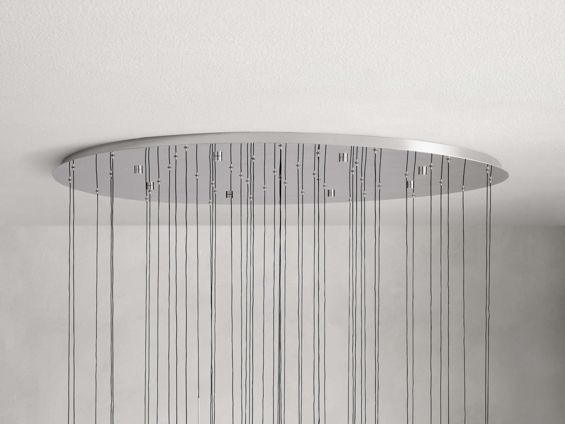 New Raindrop Round Chandelier 58", Soltaire Round Chandelier