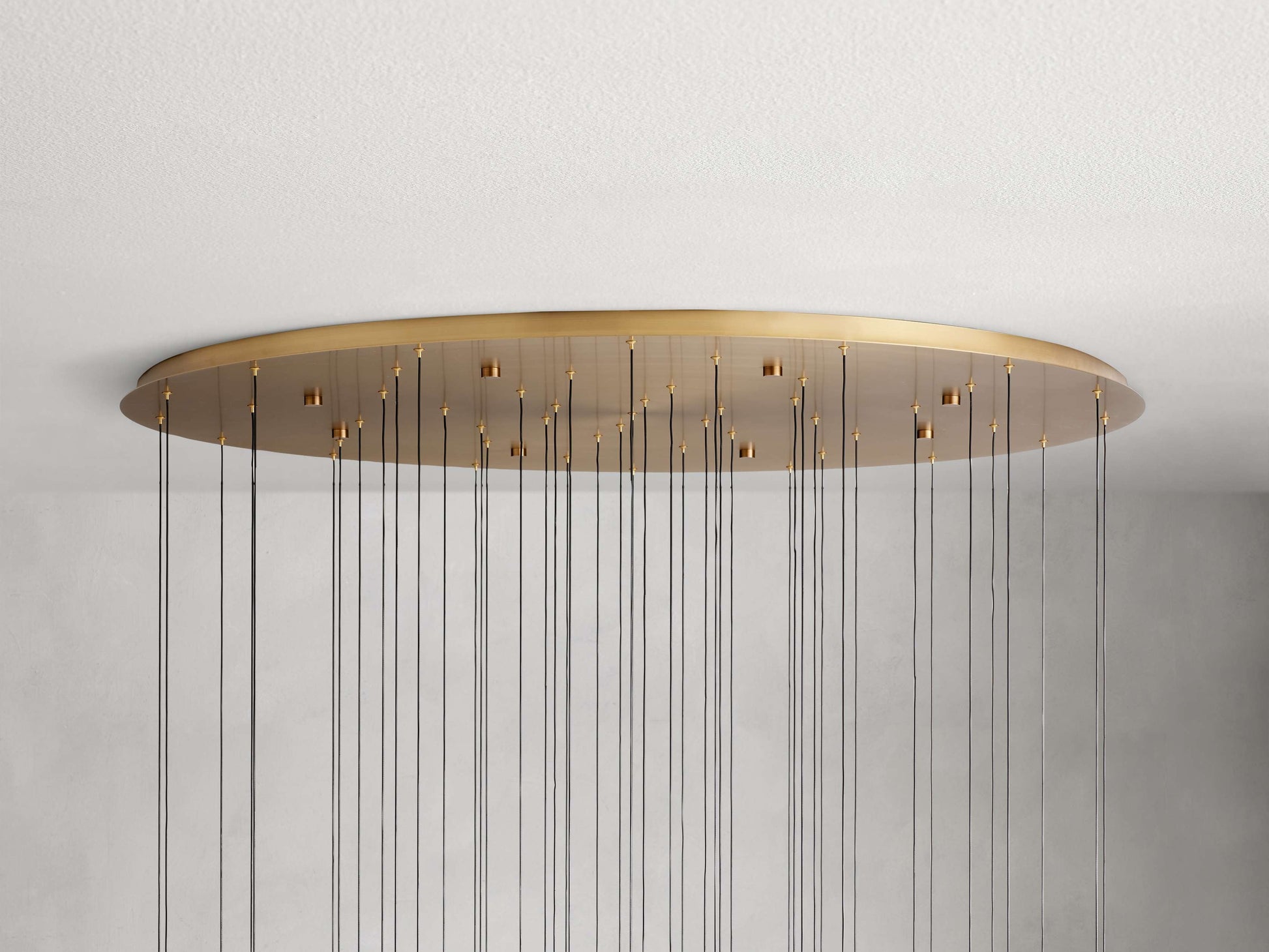 New Raindrop Round Chandelier 58", Soltaire Round Chandelier
