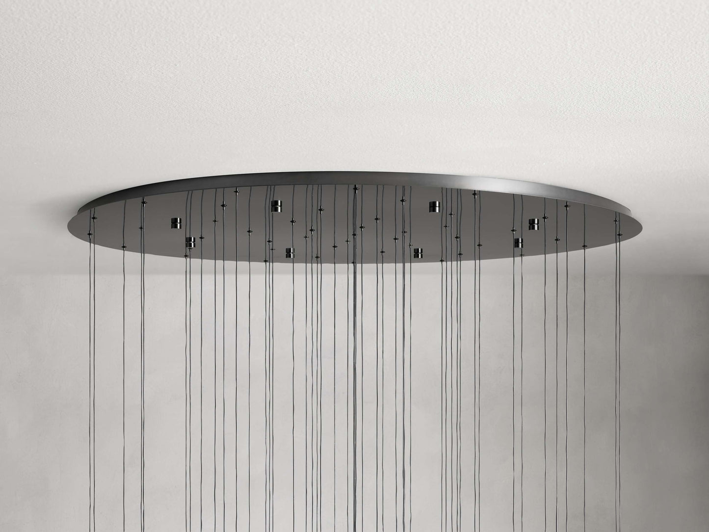 New Raindrop Round Chandelier 58", Soltaire Round Chandelier