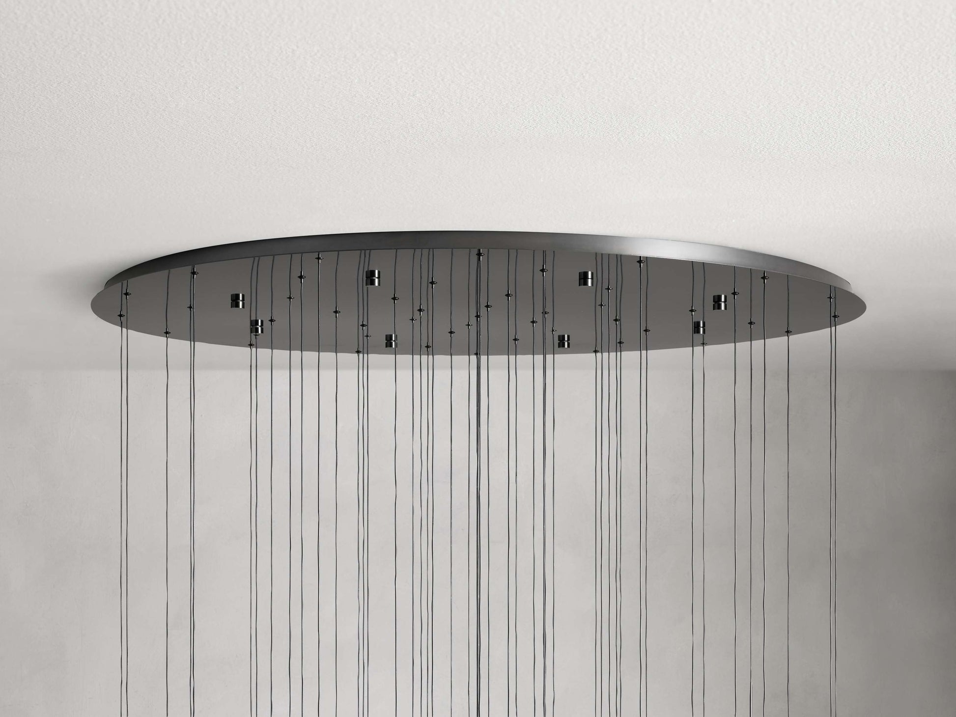 New Raindrop Round Chandelier 58", Soltaire Round Chandelier