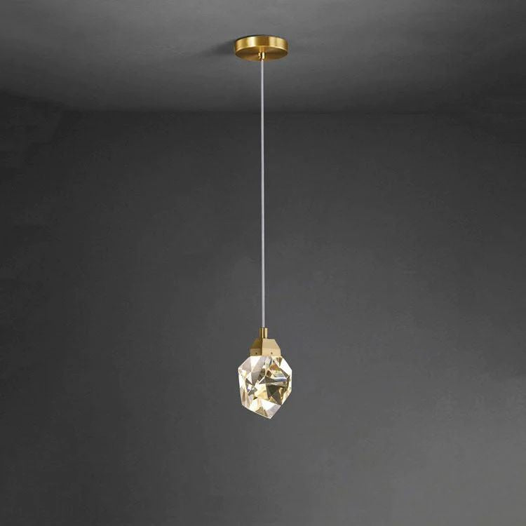 Angel Faceted Crystal Prisms Pendant