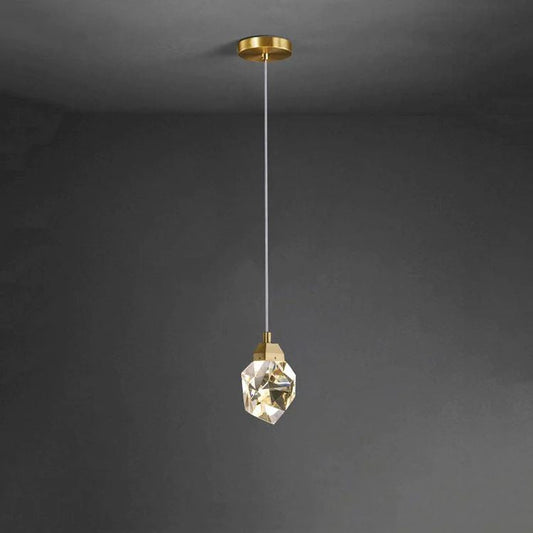Angel Faceted Crystal Prisms Pendant