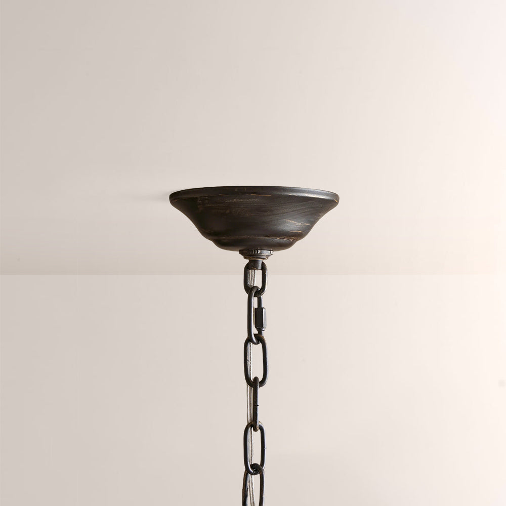 Nora Gilded Floral Crystal Round Chandelier