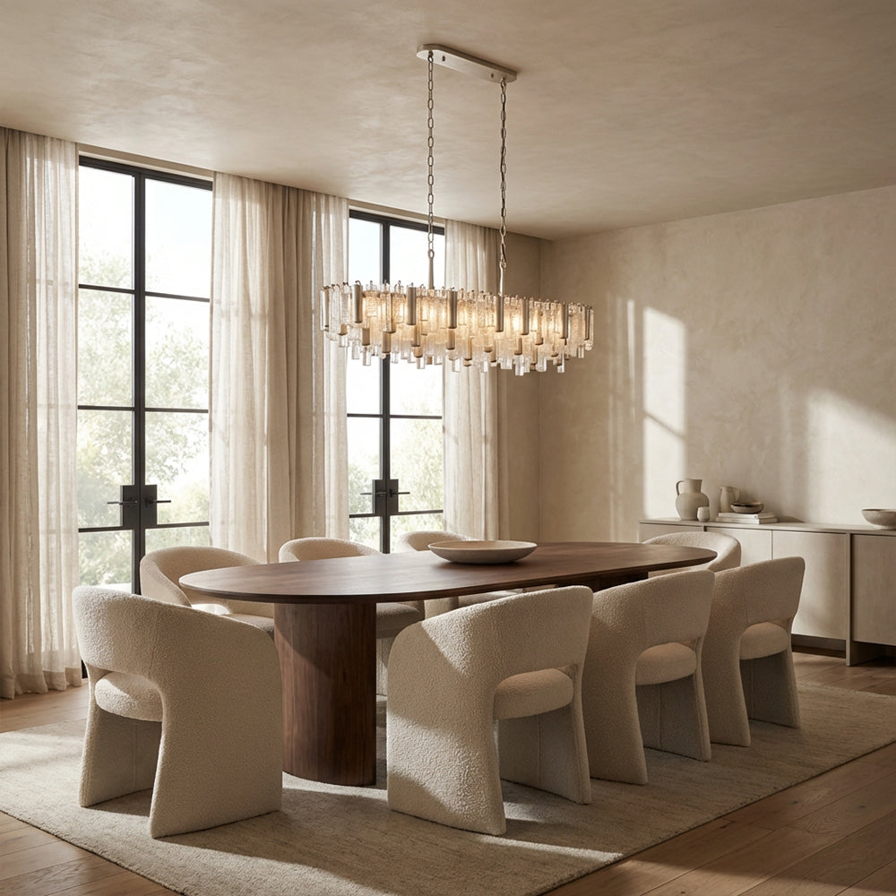 Nova Crystal Prism Linear Chandelier