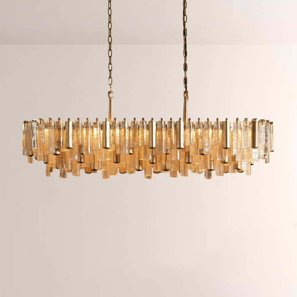 Nova Crystal Prism Linear Chandelier