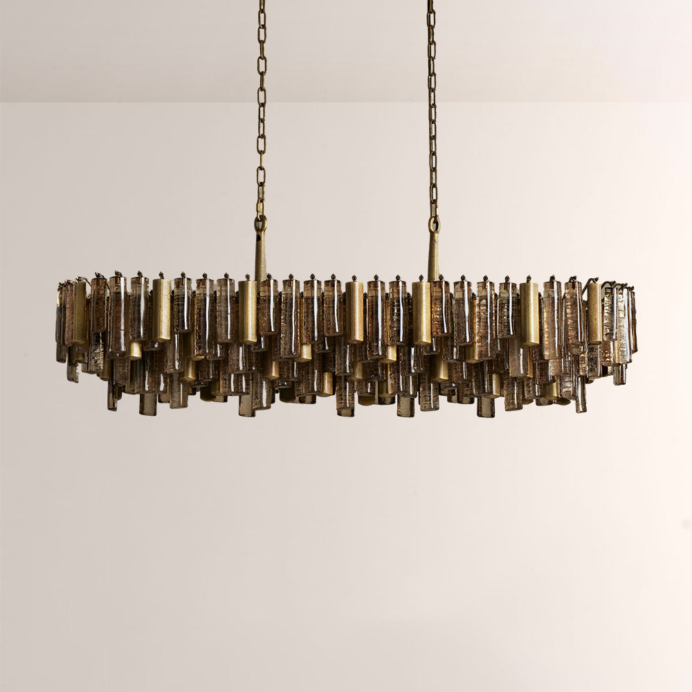 Nova Crystal Prism Linear Chandelier