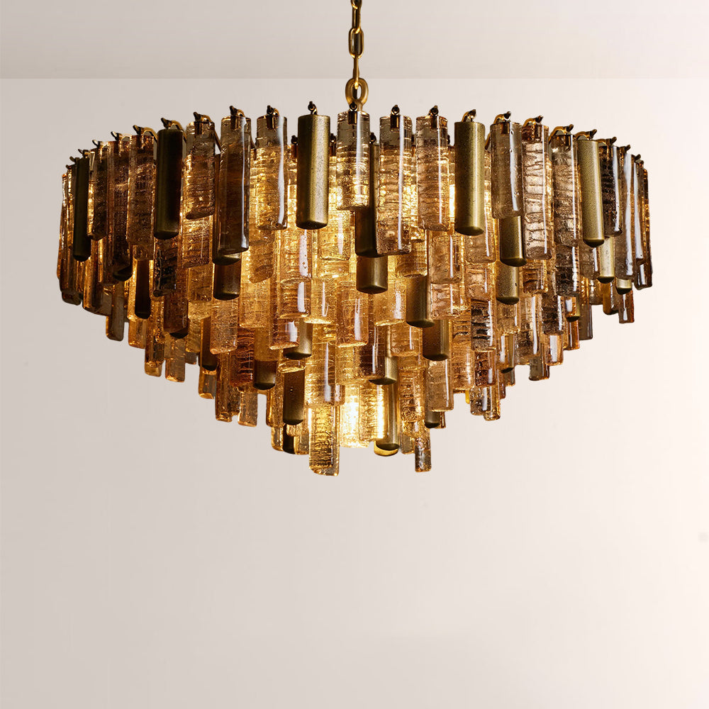 Nova Crystal Prism Round Chandelier