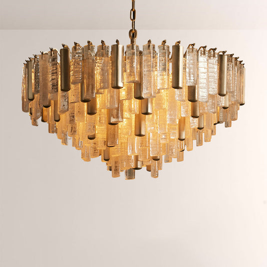 Nova Crystal Prism Round Chandelier