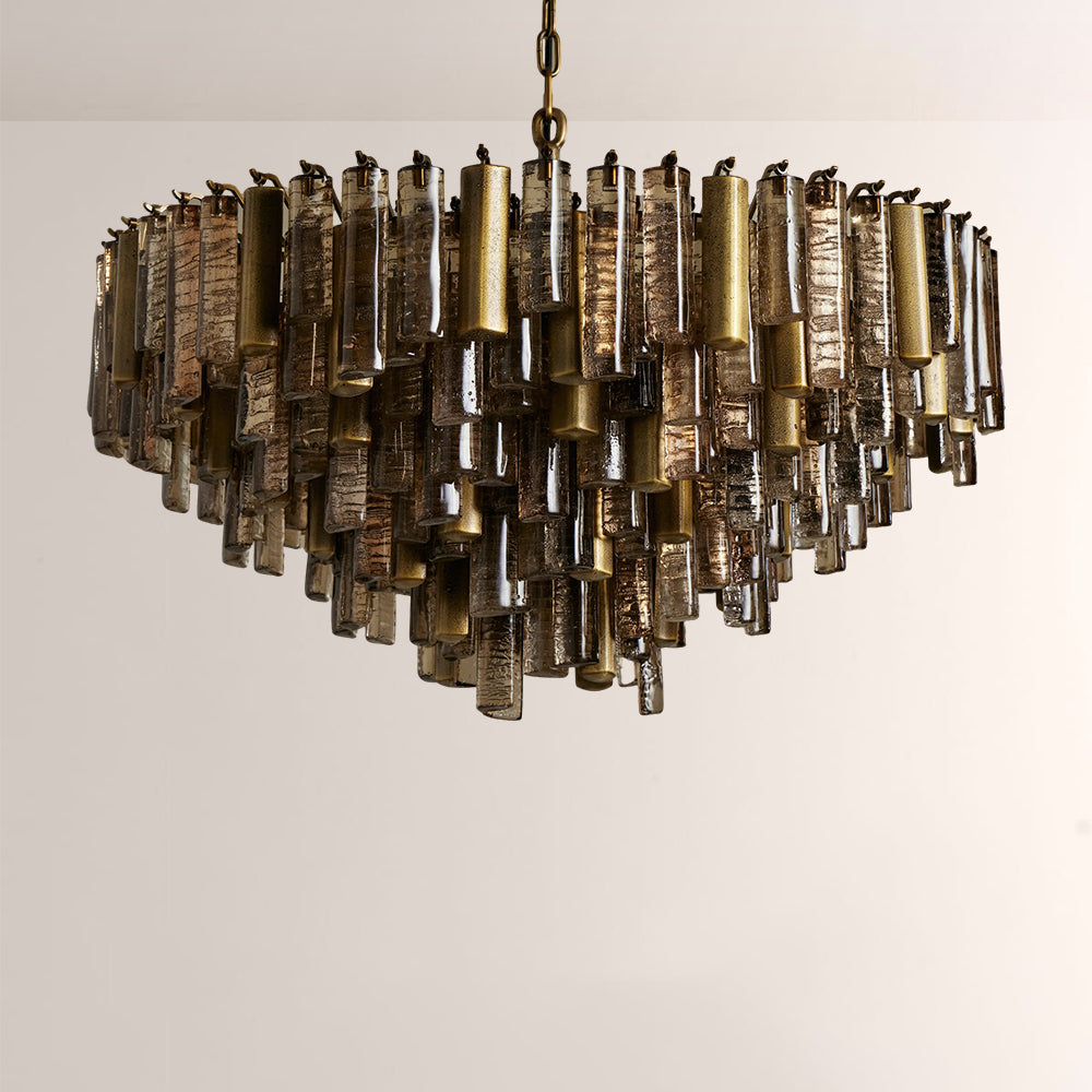 Nova Crystal Prism Round Chandelier