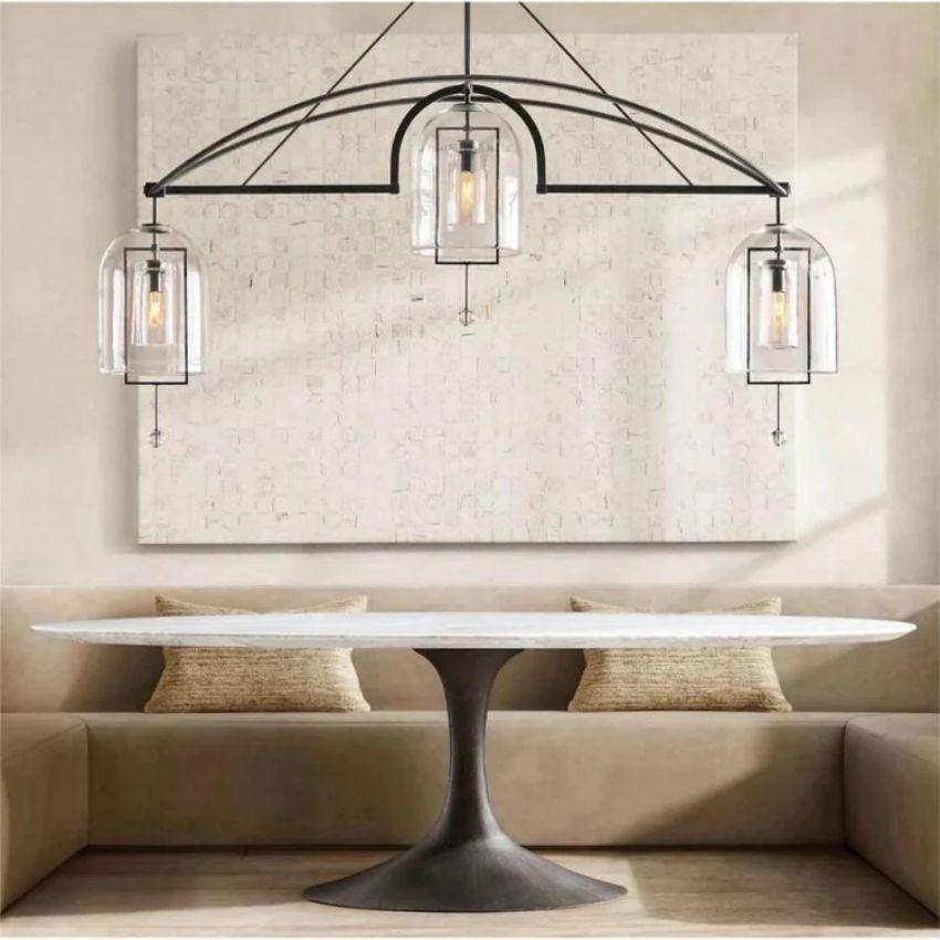 Ondel Round Chandelier 73"