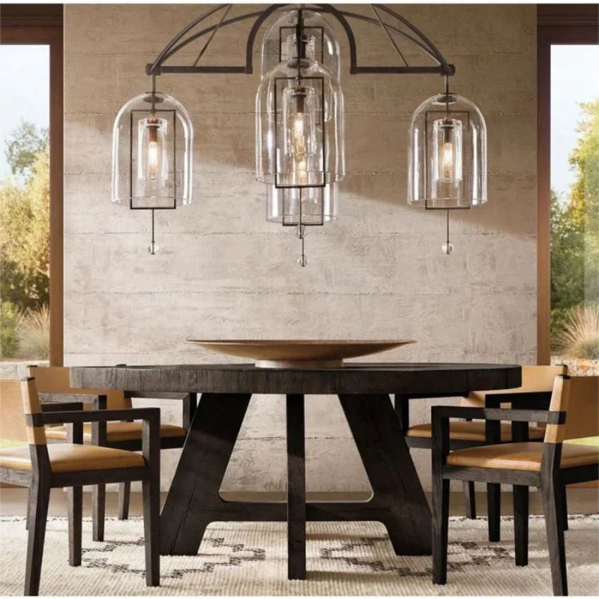 Ondel Round Chandelier 73"