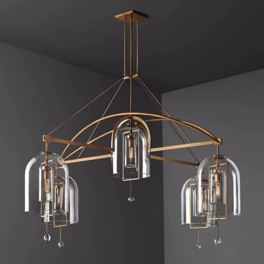 Ondel Round Chandelier 85"