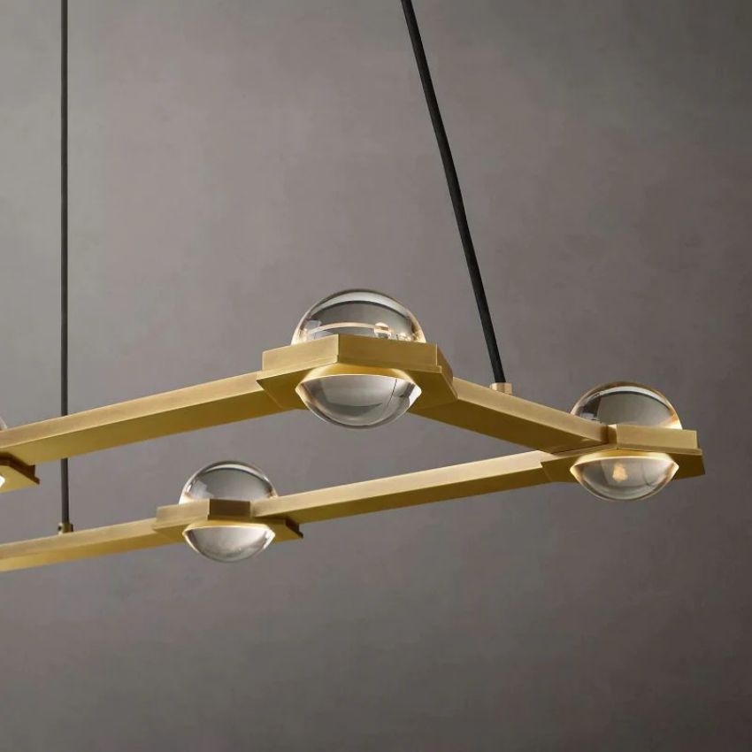 Newton Rectangular Chandelier 54"