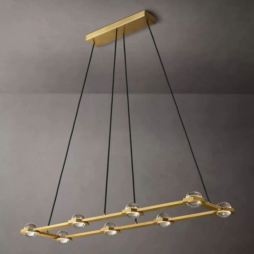 Newton Rectangular Chandelier 54"