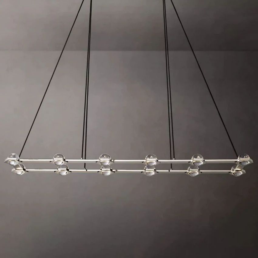 Newton Rectangular Chandelier 72"