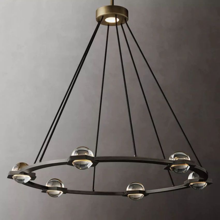 Newton Round Chandelier 36"