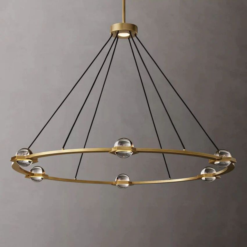 Newton Round Chandelier 48"