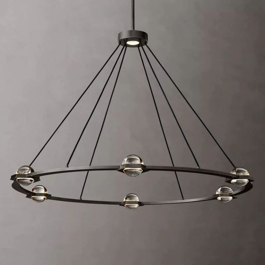 Newton Round Chandelier 48"