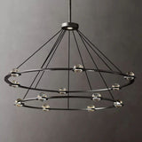 Newton Two-Tier Round Chandelier 60"