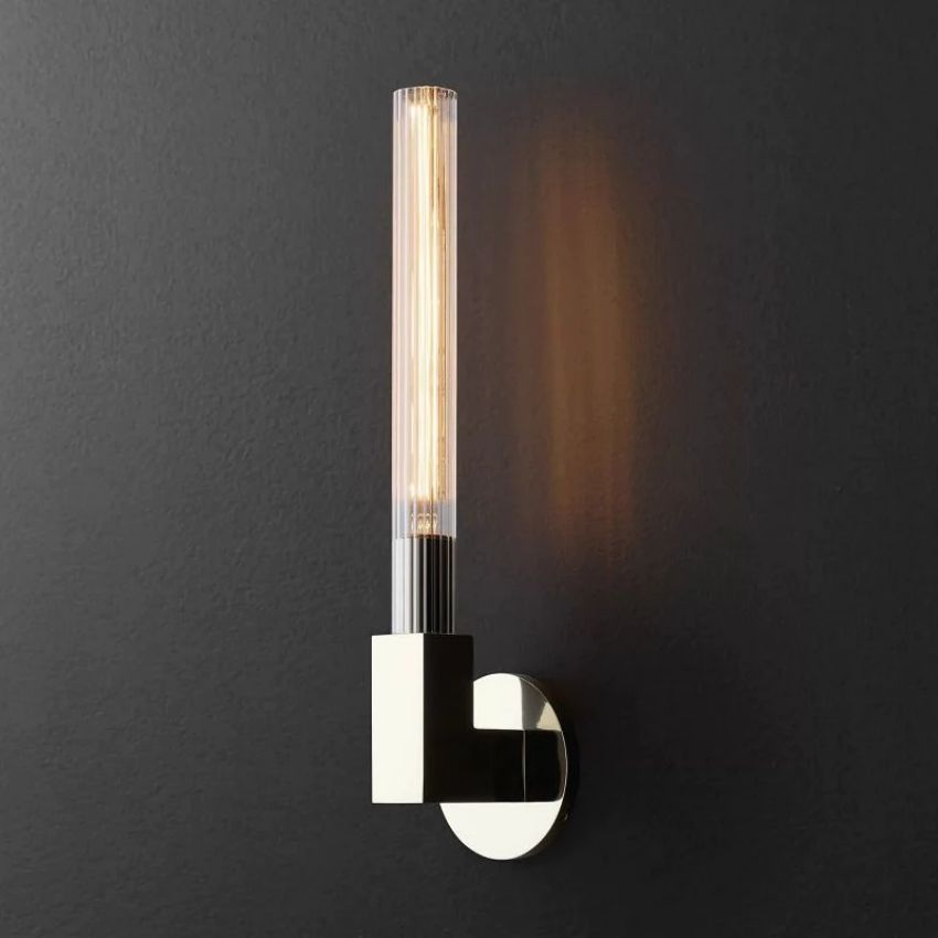 Prismatic Glass Wall Sconce