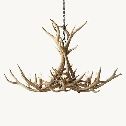 Artificial Antler Chandelier 60"