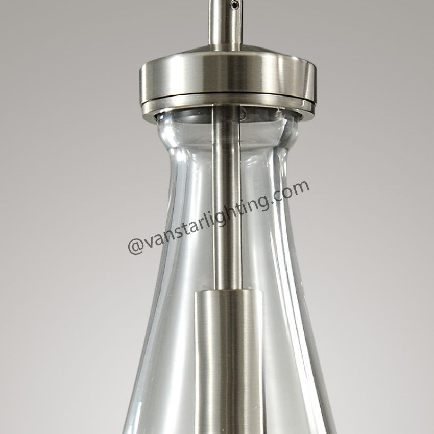 Raindrops 2-Light Cord Round Chandelier