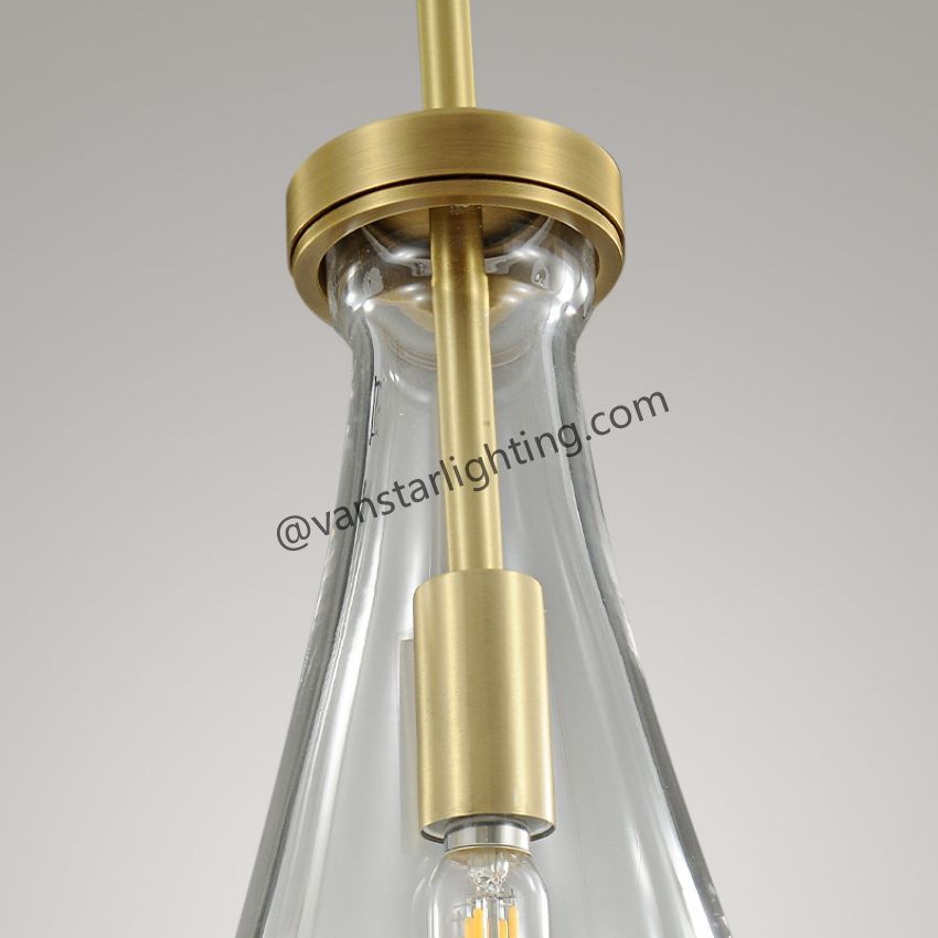 Raindrops 3-Light Cord Round Chandelier